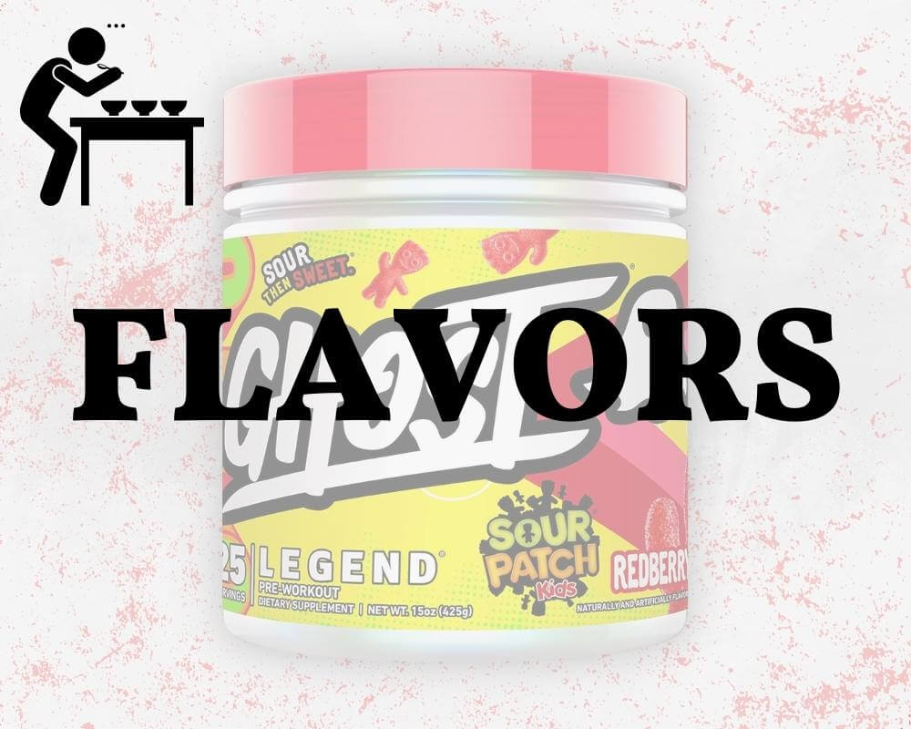 Flavors of GHOST Legend V2 Pre-Workout